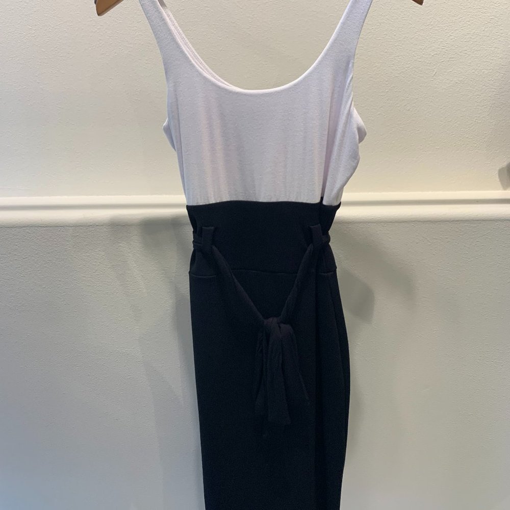 Black and White tank dress